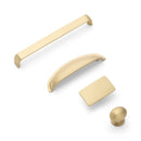 Camden D Handle Satin Brass