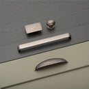 Camden D Handle Pewter