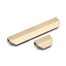 Crofton Rear Fixed Base Handle Satin Brass