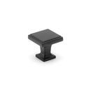 Ines Square Knob Matt Black