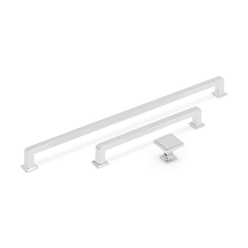 Ines Square Knob Chrome