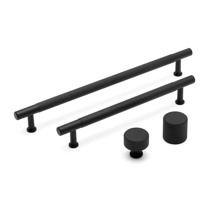 Linea Round Knob Matt Black