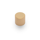 Linea Round Knob Satin Brass