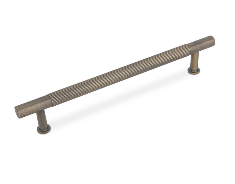 Linea T Bar Handle Antique Brass