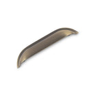 Windsor Shell Handle, Antique Brass