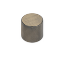 Fender Knurled Round Knob 30mm Diameter Antique Brass