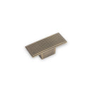 Linden Rectangular Knob Antique Brass