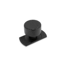 Linden Short Back Plate, 50mm Long, Matt Black