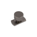 Linden Short Back Plate, 50mm Long, Pewter