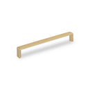 Linden D Handle Satin Brass