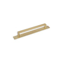 Linden D Handle Satin Brass