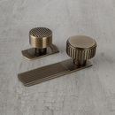 Linden Back Plate, 95mm Long, Antique Brass