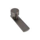 Linden Back Plate, 95mm Long, Pewter