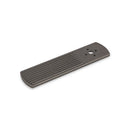 Linden Back Plate, 95mm Long, Pewter