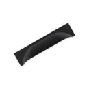 Linden Reeded Cup Handle, 96mm Centres, Matt Black
