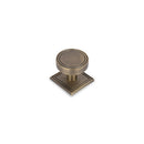 Claridge Round Knob, 37mm Diameter, Antique Brass