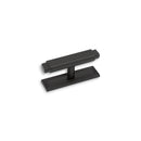Claridge T-Knob & Back Plate, Matt Black