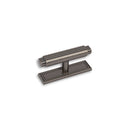 Claridge T-Knob & Back Plate, Pewter