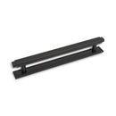 Claridge T-Bar Handle & Back Plate, 160mm Centres, Matt Black