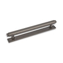Claridge T-Bar Handle & Back Plate, 160mm Centres, Pewter