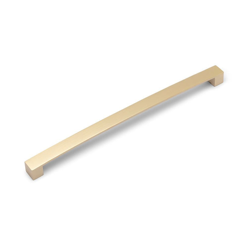 Block Bar D Handle Satin Brass