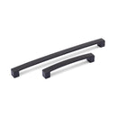 Block Bar D Handle Matt Black