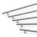 Hollow Stainless Steel T-Bar Handle, Brushed Nickel