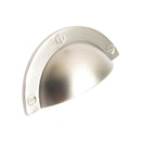 Military Cup Handle Satin Nickel