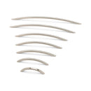 Parallel Bow Rod Handle, Satin Chrome