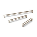 Oval Tube D Handle, Brushed Nickel