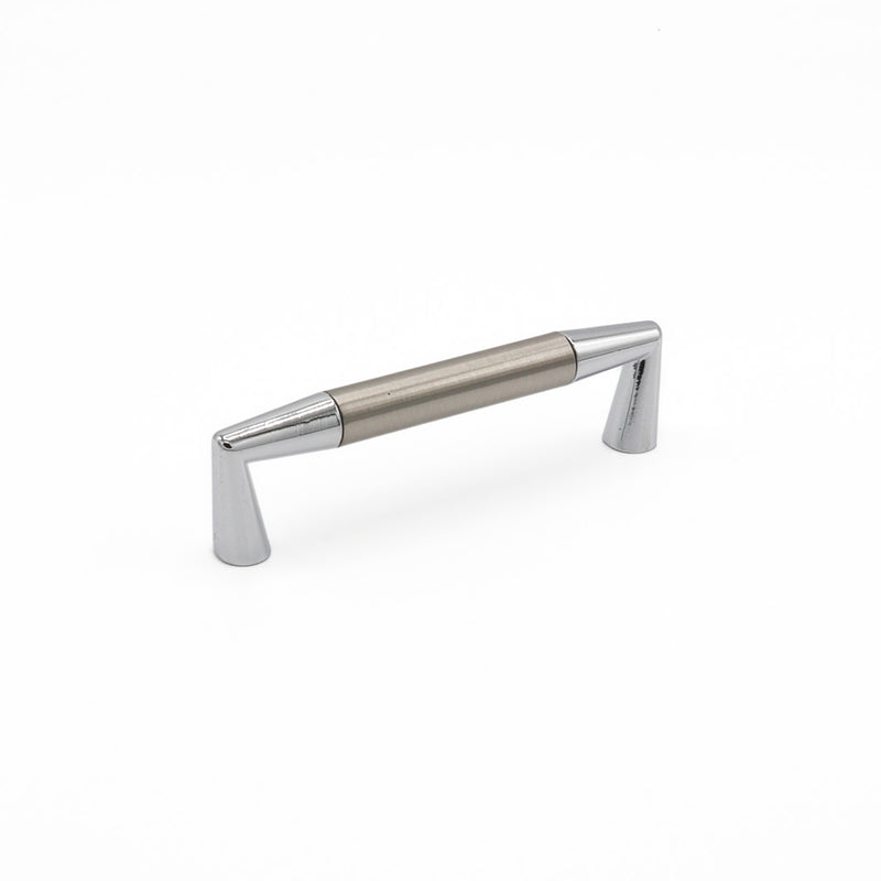 Duo D-Handle Chrome/Brushed Nickel