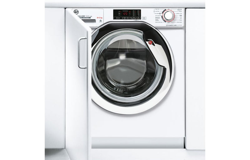 Hoover H500 HBDS 485D1ACE-80 B/I 1400rpm 8/5kg Washer Dryer - White with Chrome Door