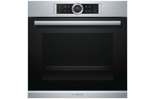 Bosch Series 8 HBG674BS1B Single Pyrolytic Oven - Stainless Steel