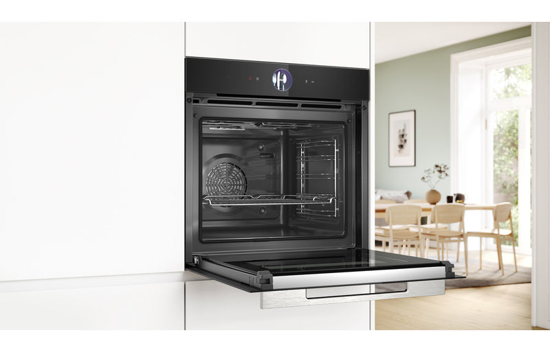 Bosch Series 8 HBG7764B1B Single Pyrolytic Oven Black