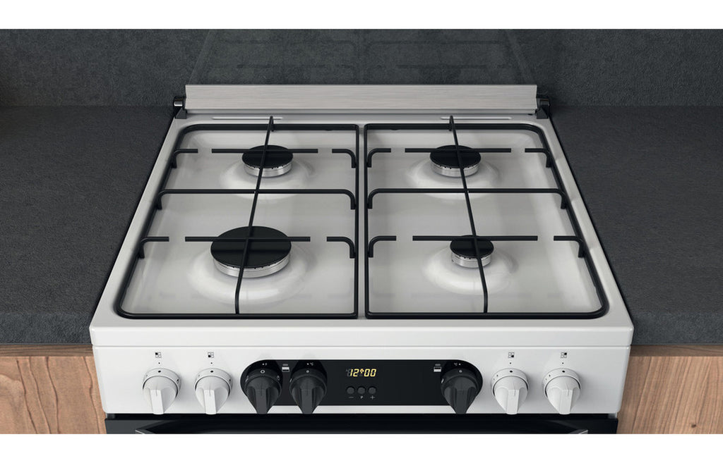 Hotpoint HDM67G9C2CW/UK Dual Fuel Cooker White