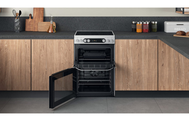 Hotpoint HDM67V9HCX/UK Electric Cooker - Stainless Steel