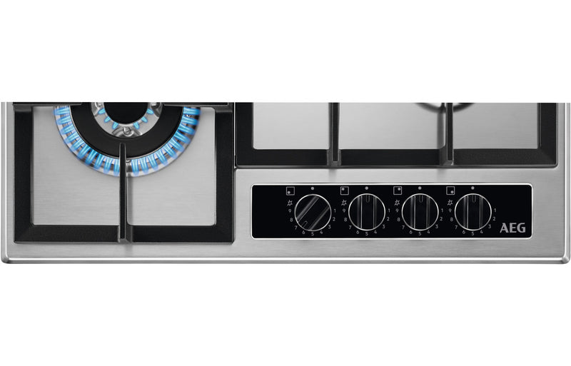 AEG HGB64420YM 60cm Gas Hob - Stainless Steel