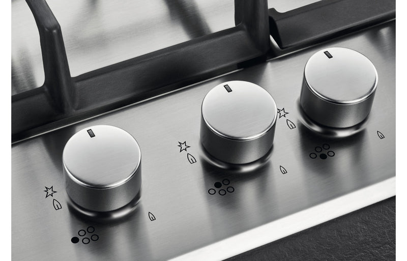 AEG HGB75400SM 75cm Gas Hob - Stainless Steel