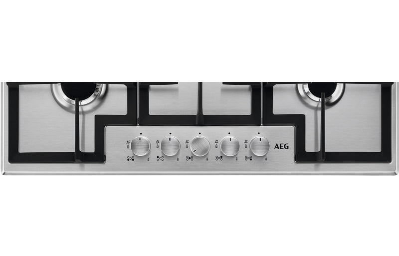 AEG HGB75400SM 75cm Gas Hob - Stainless Steel