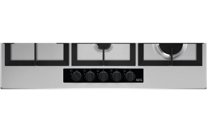 AEG HGB95522YM 90cm Gas Hob - Stainless Steel
