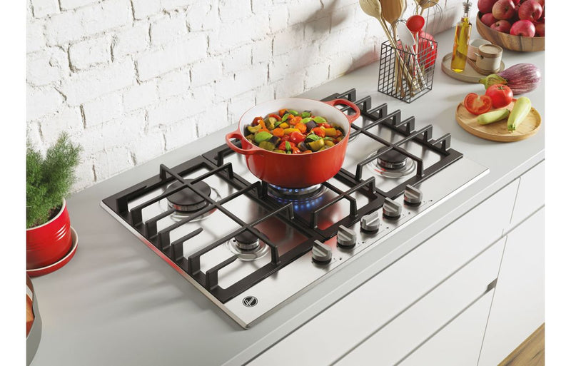 Hoover H300 HHG75WK3X 75cm Gas Hob - Stainless Steel