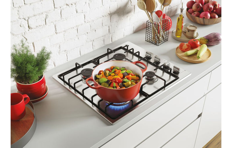 Hoover H300 HHW6LK3X 60cm Gas Hob - Stainless Steel