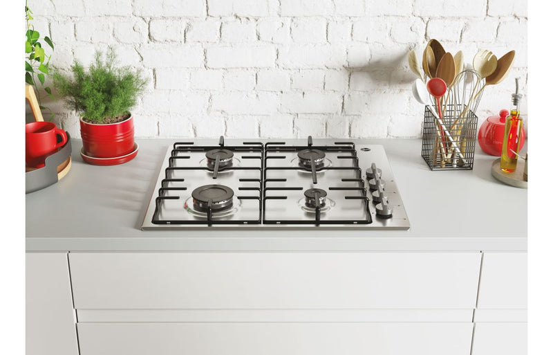 Hoover H300 HHW6LK3X 60cm Gas Hob - Stainless Steel