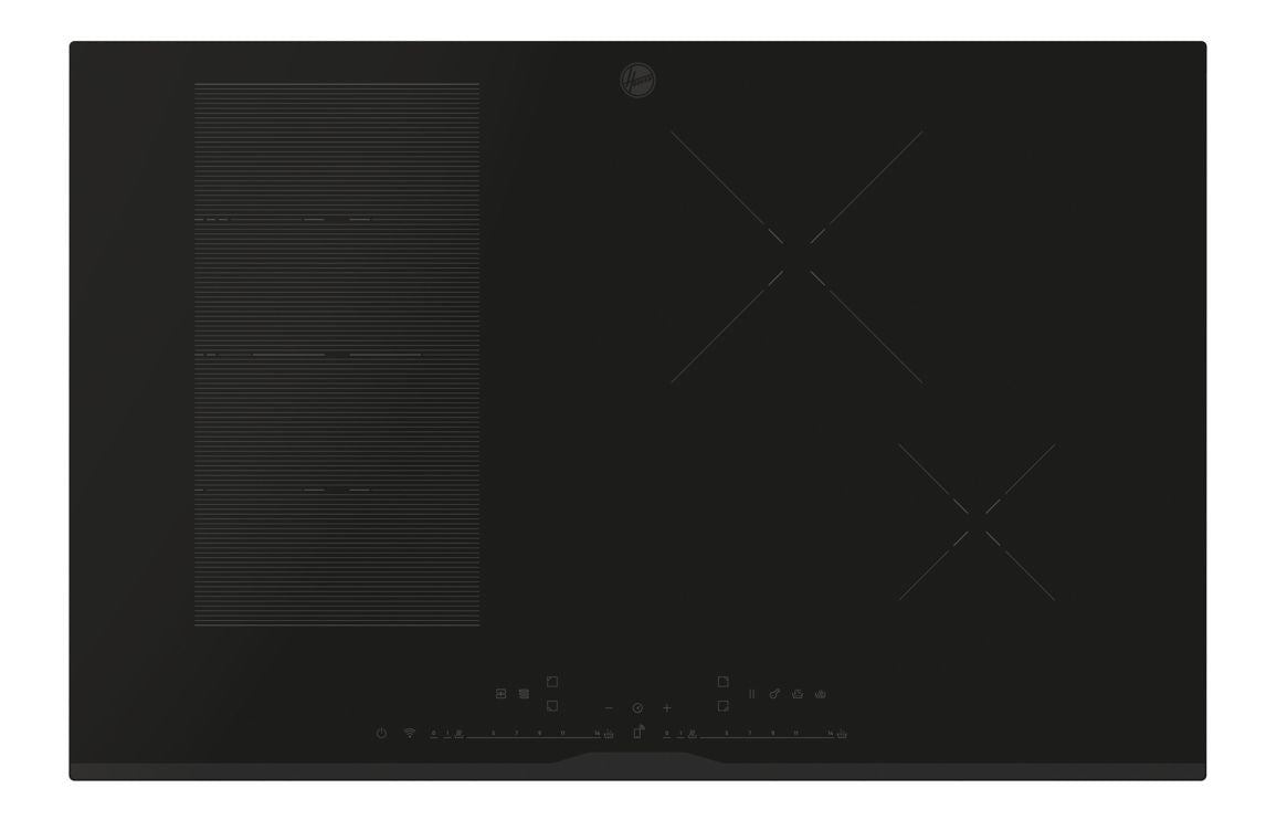 Hoover HIF84DCS 77cm Induction Hob - Black Glass UK