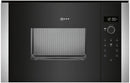Neff N50 HLAWD23N0B Built-in Microwave - Black with Steel Trim