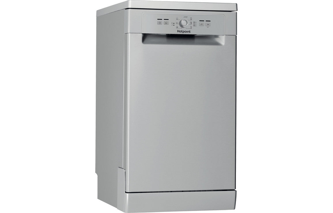 Hotpoint HSFE 1B19 S UK N F/S 10 Place Slimline Dishwasher - Silver UK