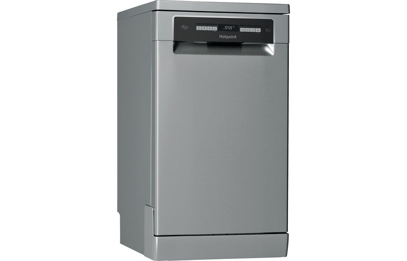 Hotpoint HSFO 3T223 W X UK N F/S Slimline 10 Place Dishwasher - Stainless Steel
