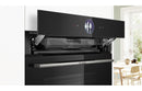 Bosch Series 8 HSG7364B1B Single Electric Oven with Steam - Black