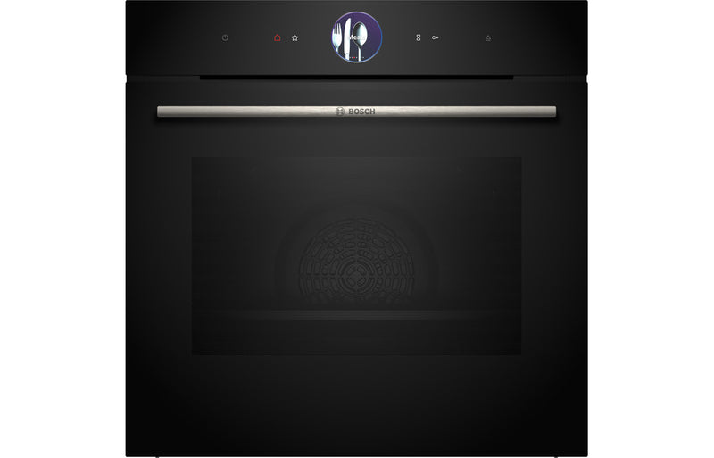 Bosch Series 8 HSG7364B1B Single Electric Oven with Steam - Black