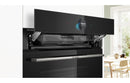 Bosch Series 8 HSG7584B1 Single Electric Oven with Steam - Black